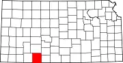 State map highlighting Clark County