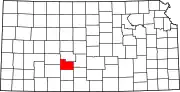 State map highlighting Edwards County