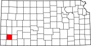 State map highlighting Grant County