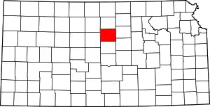 State map highlighting Lincoln County