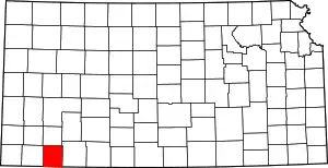 State map highlighting Seward County