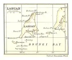 An 1888 British Map of Labuan