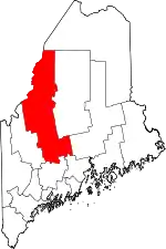 State map highlighting Somerset County