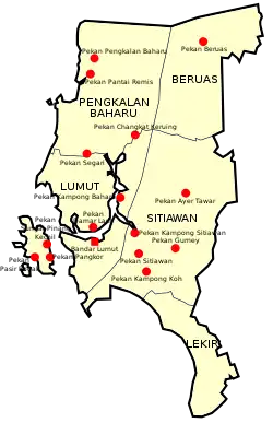 Mukim Beruas in Manjung District