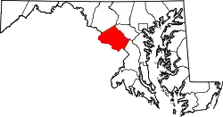 Location in the U.S. state of Maryland