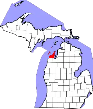 Leelanau County map