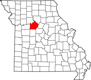 A state map highlighting Saline County in the northwestern part of the state.