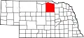 Map of Nebraska highlighting Holt County