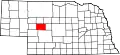 Map of Nebraska highlighting McPherson County