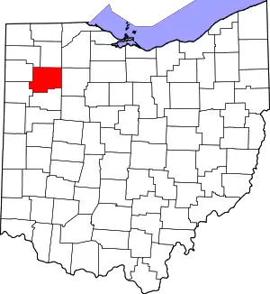 State map highlighting Putnam County