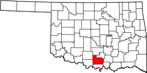 State map highlighting Carter County