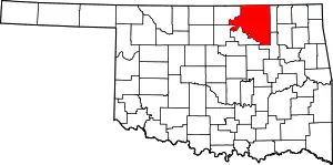 Osage County map