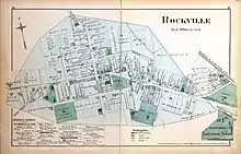 Map of Rockville in 1879