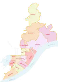 Subdistricts of Shangcheng