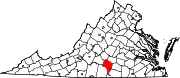 State map highlighting Charlotte County