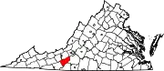 State map highlighting Floyd County