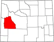 Sublette County map