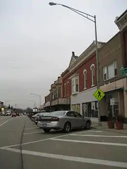 Buildings in downtown Marengo.