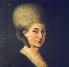 Maria Anna Mozart, c. 1785