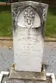 Maria Kilian's gravestone, in German