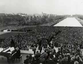 Lincoln Memorial concert, April 9, 1939