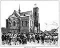 Market day on the market square in Ribe in Jutland, 1897-98