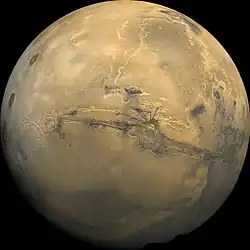 Valles Marineris: The Grand Canyon of Mars (July 16, 1995; July 20, 1995; June 27, 1997; August 27, 2002; August 24, 2003; July 30, 2006; March 27, 2011; May 11, 2014; May 29, 2016)