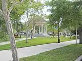 The Gazebo on the grounds of the new courthouse complex