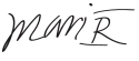 Mary's signature