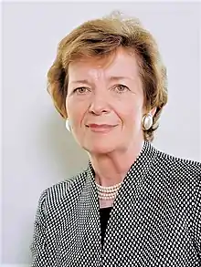 7th President of Ireland and United Nations High Commissioner for Human Rights Mary Robinson (LLM, 1968)