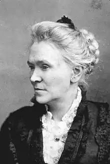 Matilda Joslyn Gage, president of the NWSA 1875–86, co-author of History of Woman Suffrage, author of Woman, Church and State