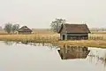 Net and fishing huts on the Tuudi River