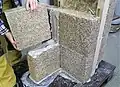 Hempcrete wall