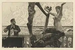 Evocation, from the series Brahmsphantasie, Opus XII, no, 2  (1894), 21.8 x 34 cm, National Gallery of Art, Washington D. C.