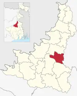 Location in West Bengal