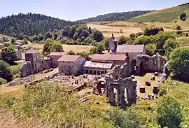 A view of Mazan-l'Abbaye