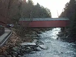 McConnell's Mill Covered Bridge in McConnells Mill State Park