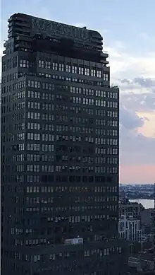 330 West 42nd Street seen at sunset in 2015