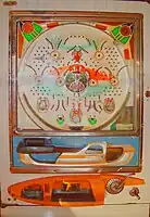 A mechanical pachinko machine from the 1970s