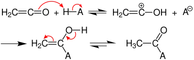 Mechanism of the above reactions