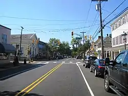 Downtown Medford at County Road 541 and Union Street, August 2016