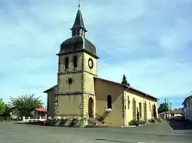 The church in Meilhan