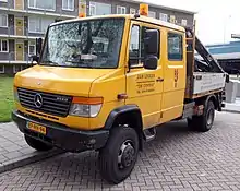 814D Vario Van with a Truck bed in the Netherlands in June 2012