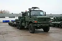 Mercedes-Benz ZETROS with Mercedes-Benz EMPL platform of Lithuanian army