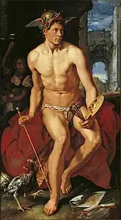 Hendrik Goltzius: Mercury, with his symbols