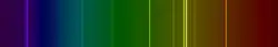 Spectra of Hg