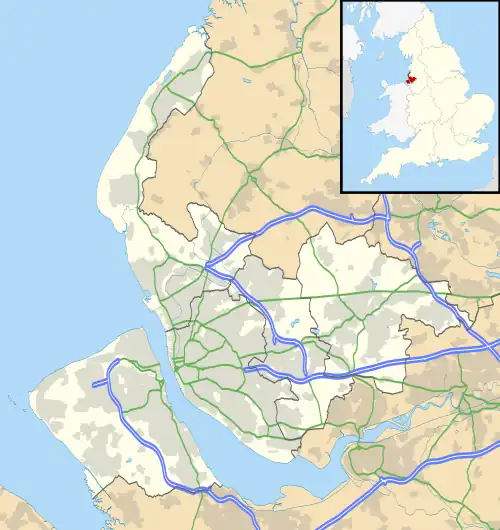 Saughall Massie is located in Merseyside