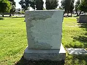 Grave site of Collins Rowes Hakes (1837–1916) and Mabel Ana Morse Hakes (1840–1909), Block #70.