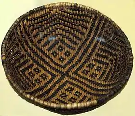 Basketmaker III basket (450–750 AD), Mesa Verde Museum