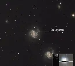 Messier 61 with SN2020jfo (Supernova) observed on May 15, 2020